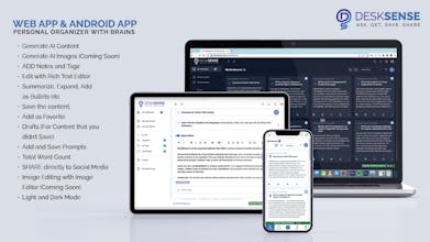 DeskSense- AI-powered Personal Assistant gallery image