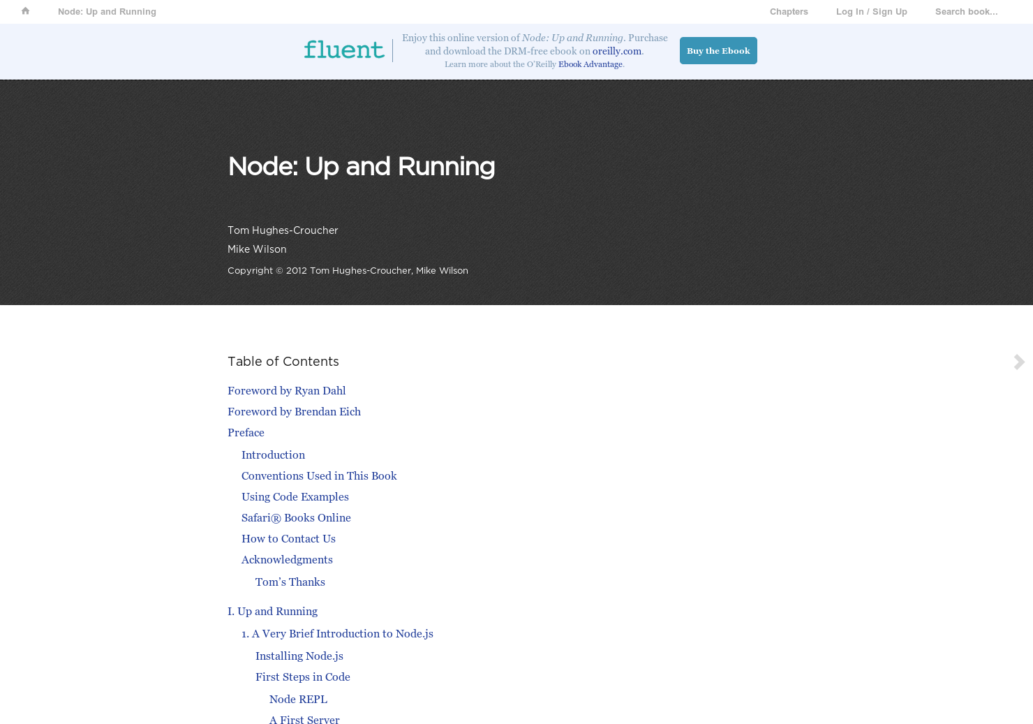 Node: Up and Running