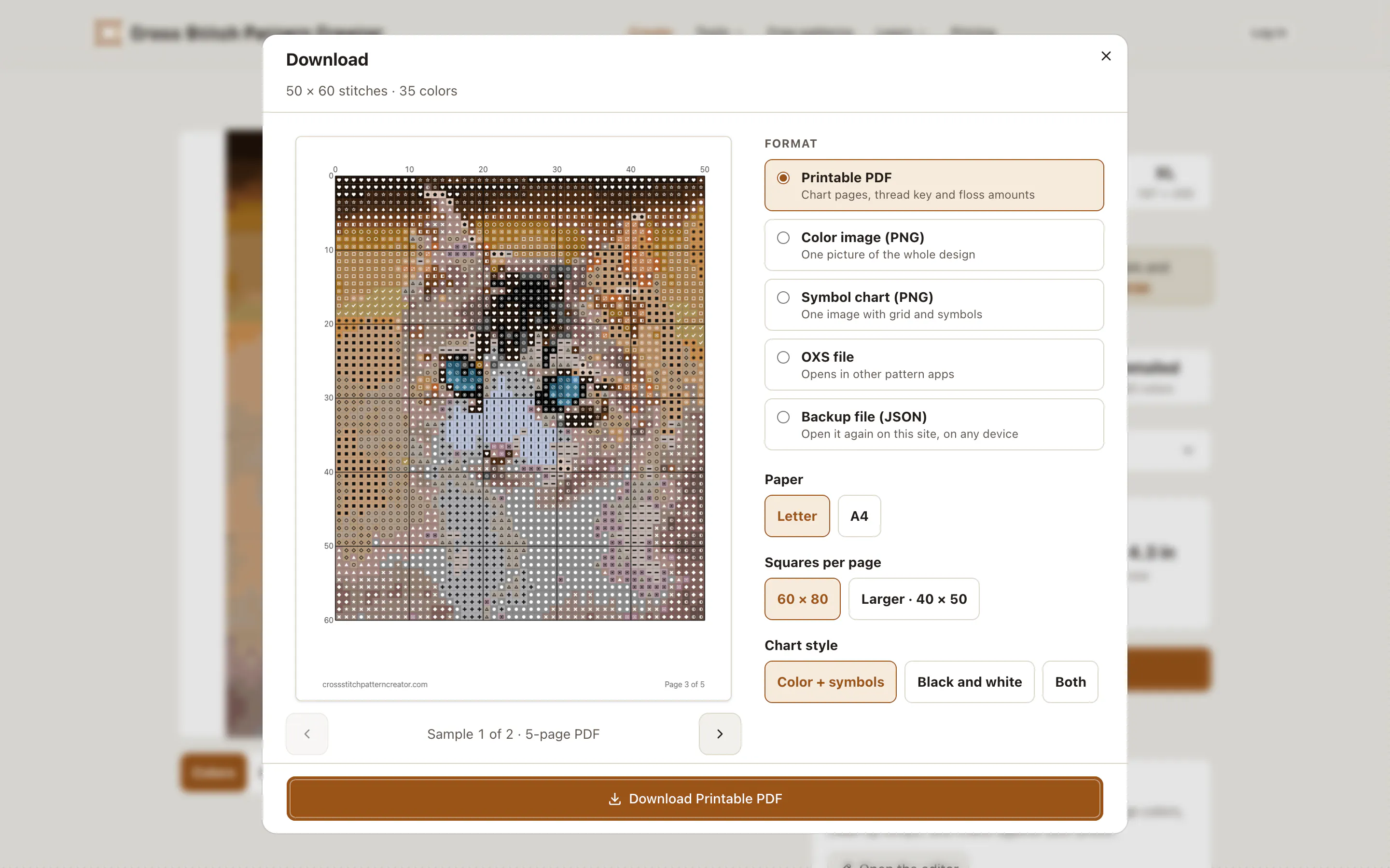 Cross Stitch Pattern Creator gallery image