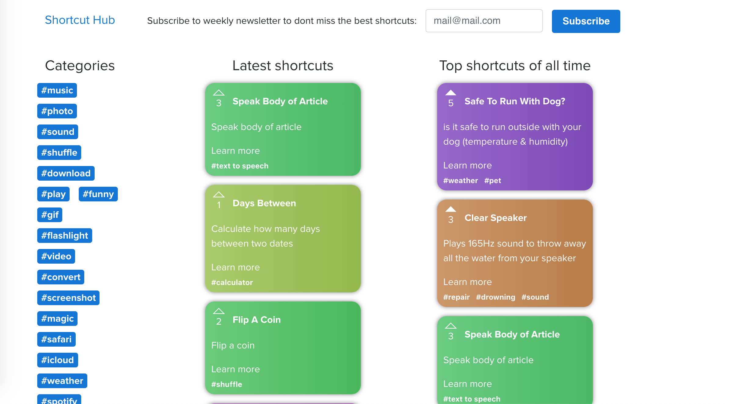 Shortcut Hub gallery image