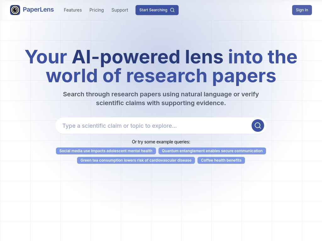 Paperlens - Il tuo obiettivo alimentato dall'intelligenza artificiale nel mondo dei documenti di ricerca media 1