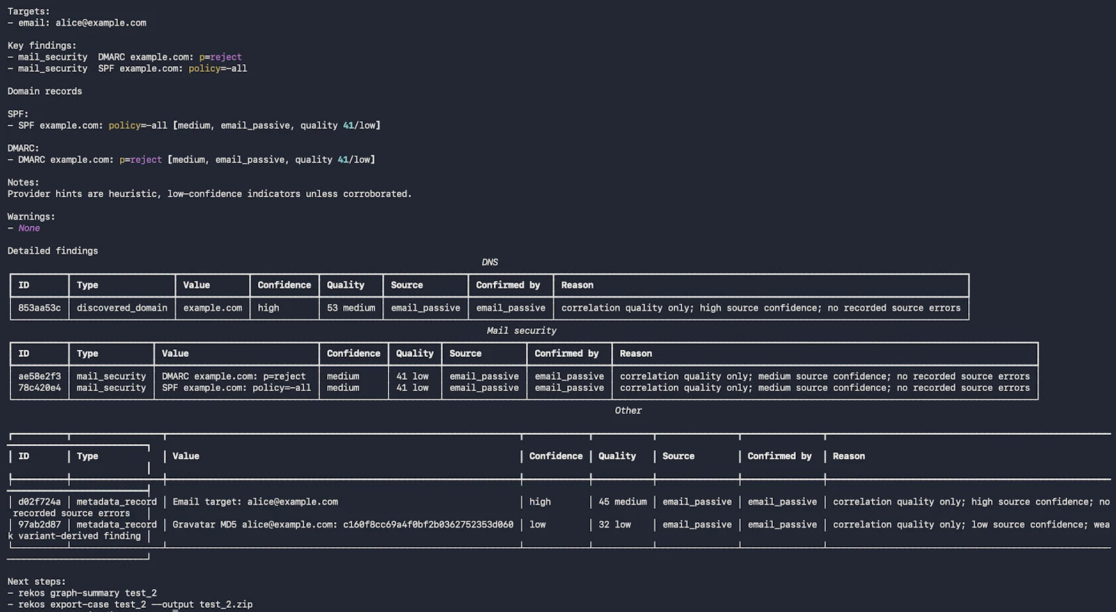 Rekos screenshot 2
