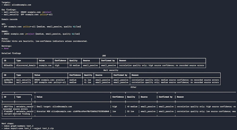 Rekos screenshot 2