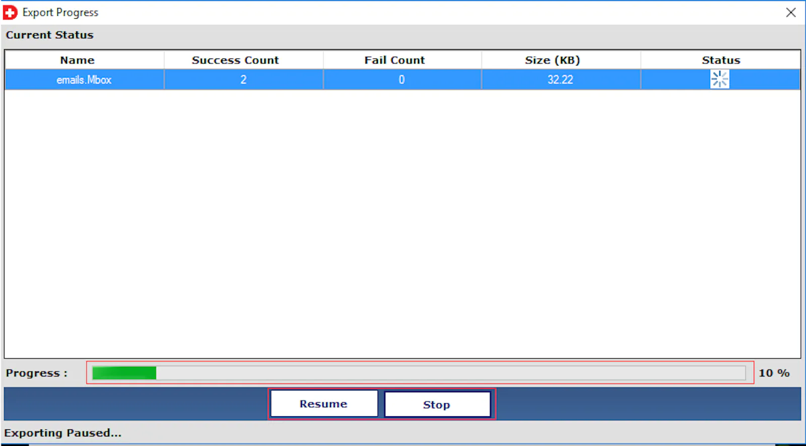 DataHelp MBOX to PST Converter Software screenshot 6