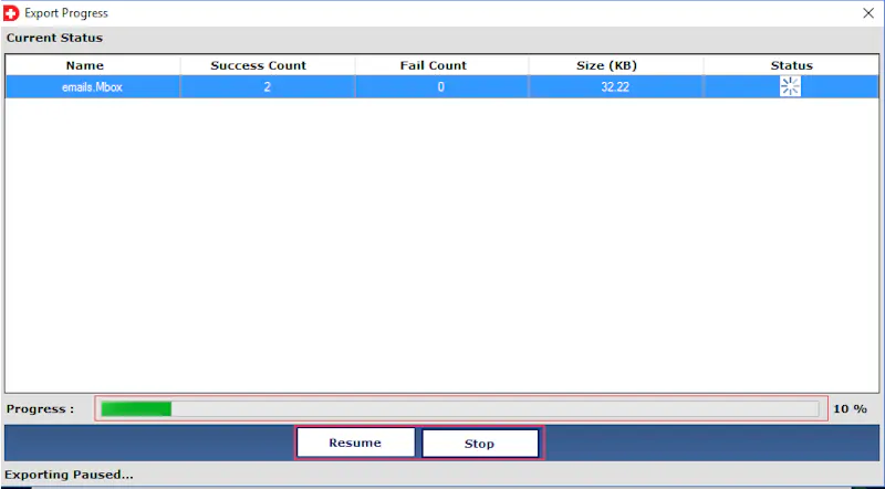 DataHelp MBOX to PST Converter Software screenshot 6