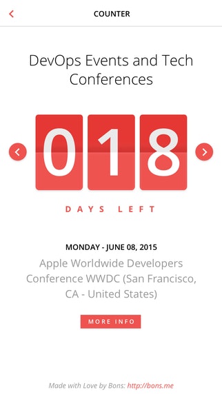 Daysleft for iPhone and Apple Watch gallery image