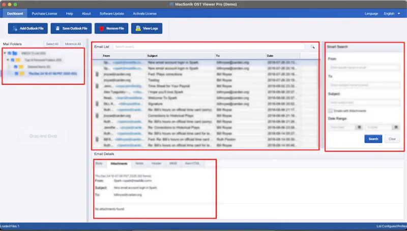 MacSonik OST Viewer Pro screenshot 3