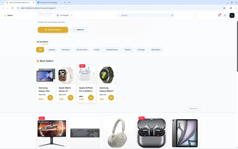 NextCommerce screenshot 5