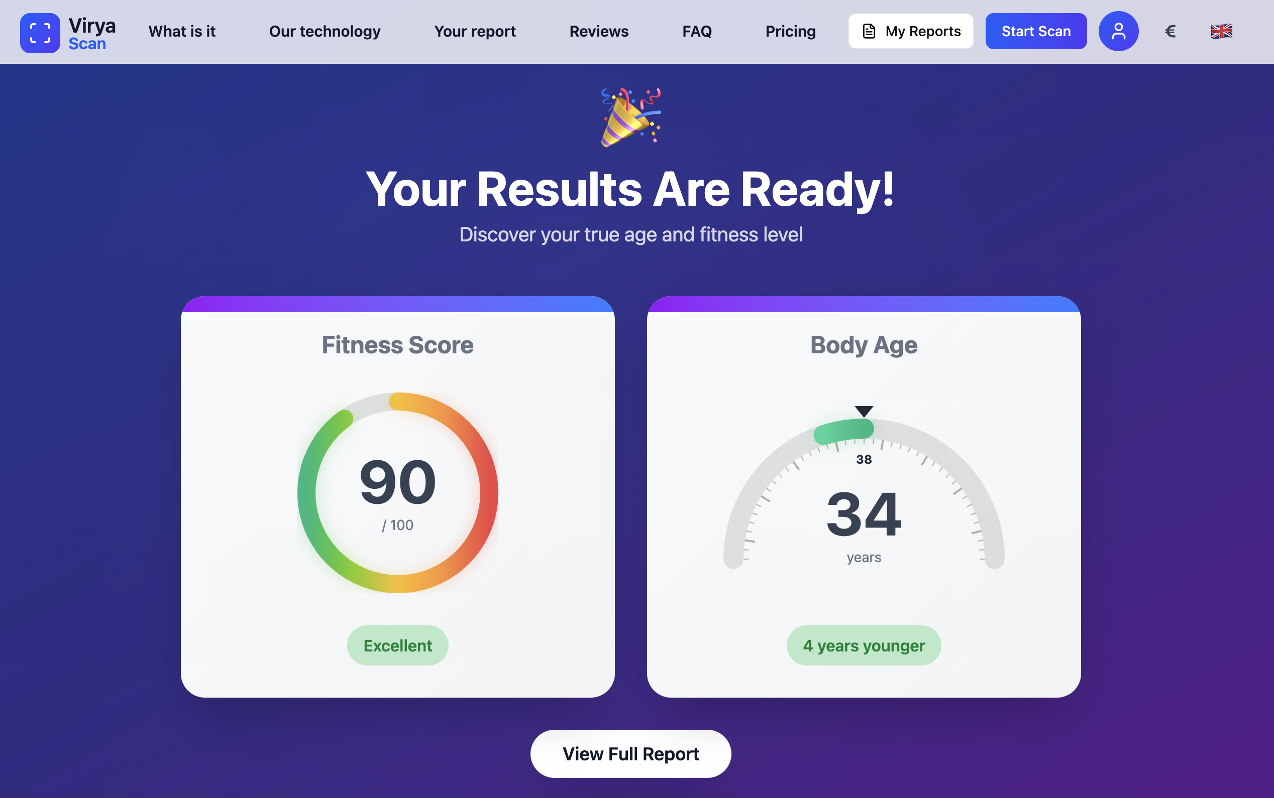 Virya Body Scan - Screenshot 2 preview