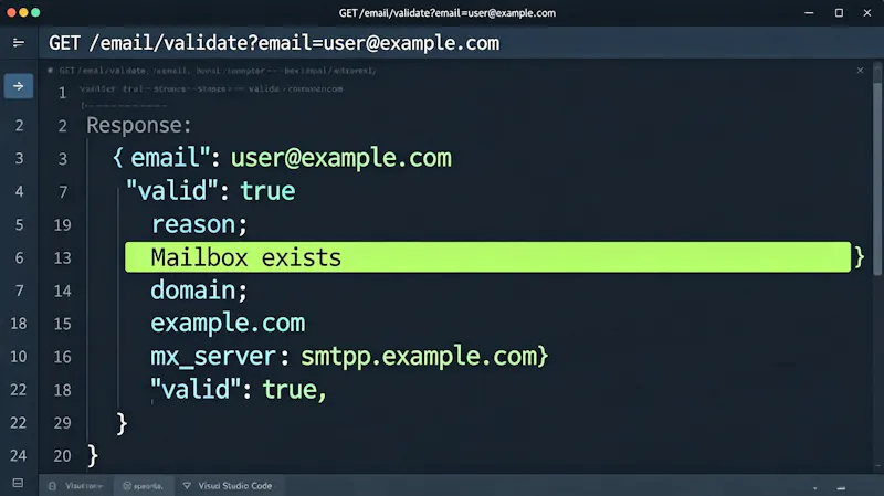 Email Validator API screenshot 1