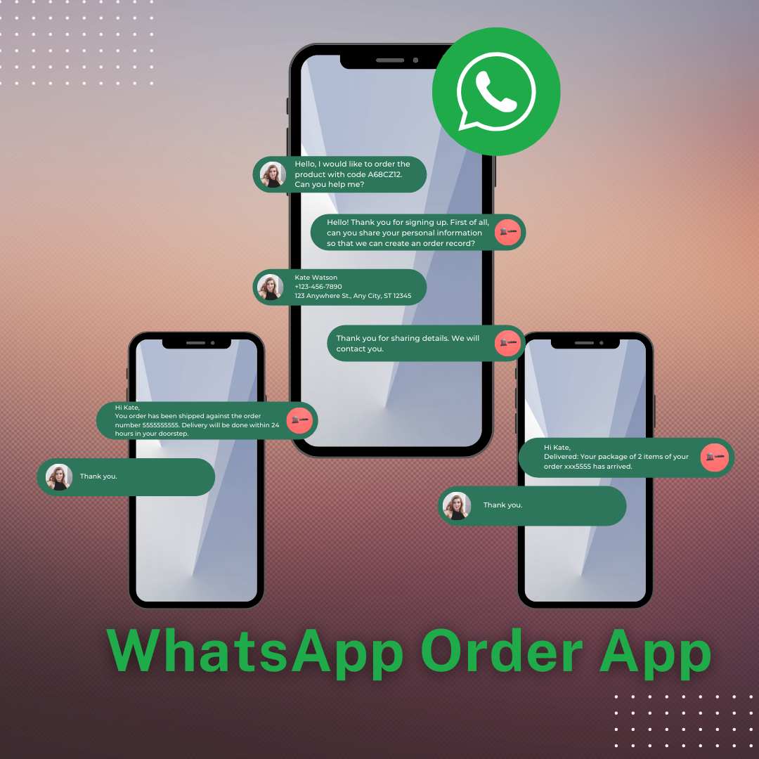 Aplicación de pedido de whatsapp