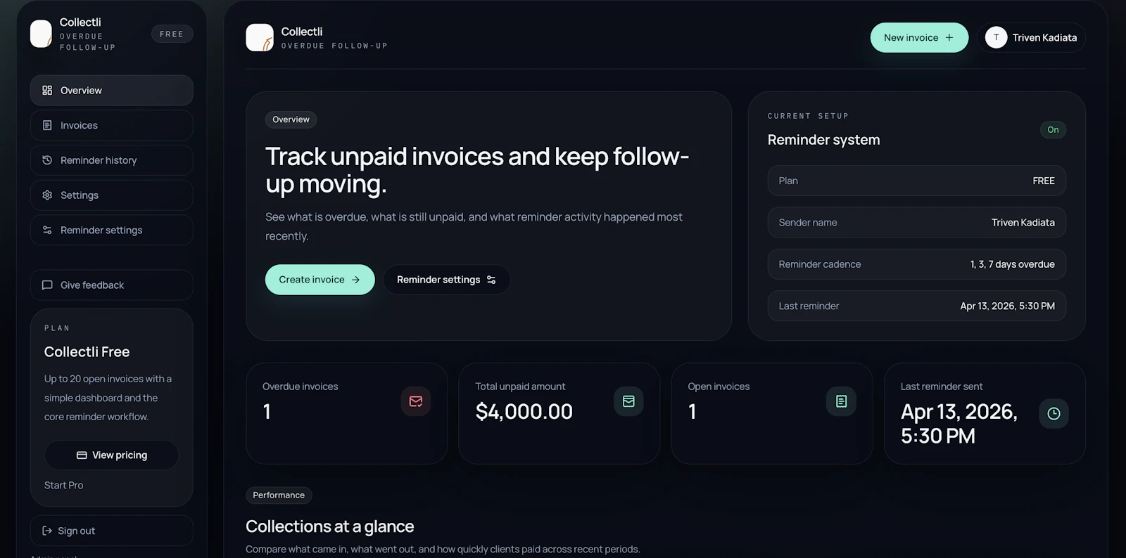 Collectli screenshot 1