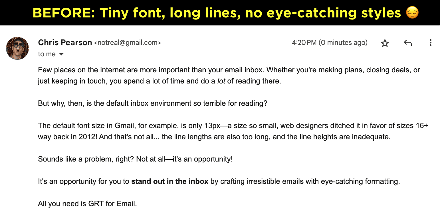 Golden Ratio Typografie (GRT) für E -Mails - Im Posteingang hervorstechen Medien 2