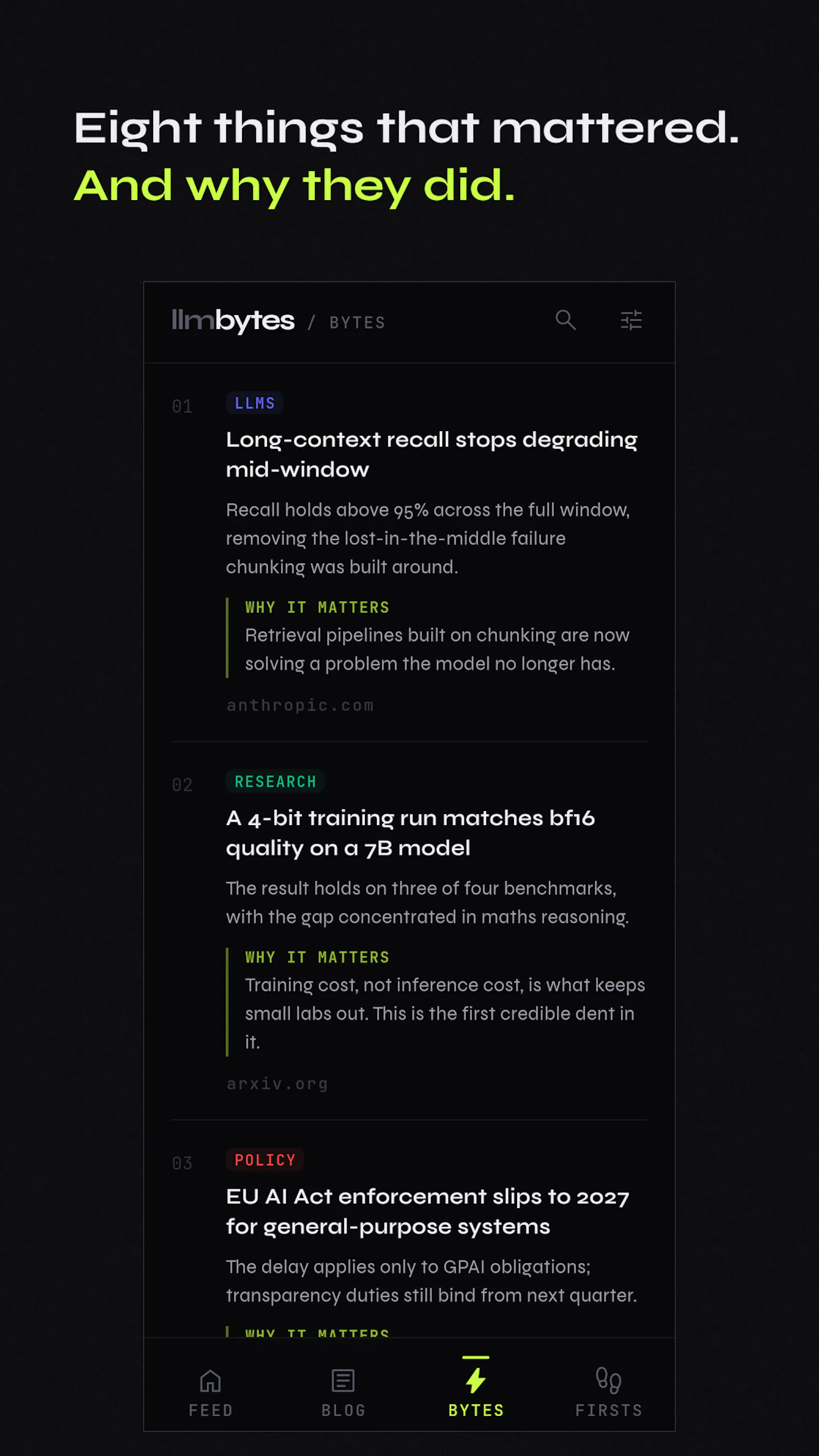 llmbytes screenshot 1