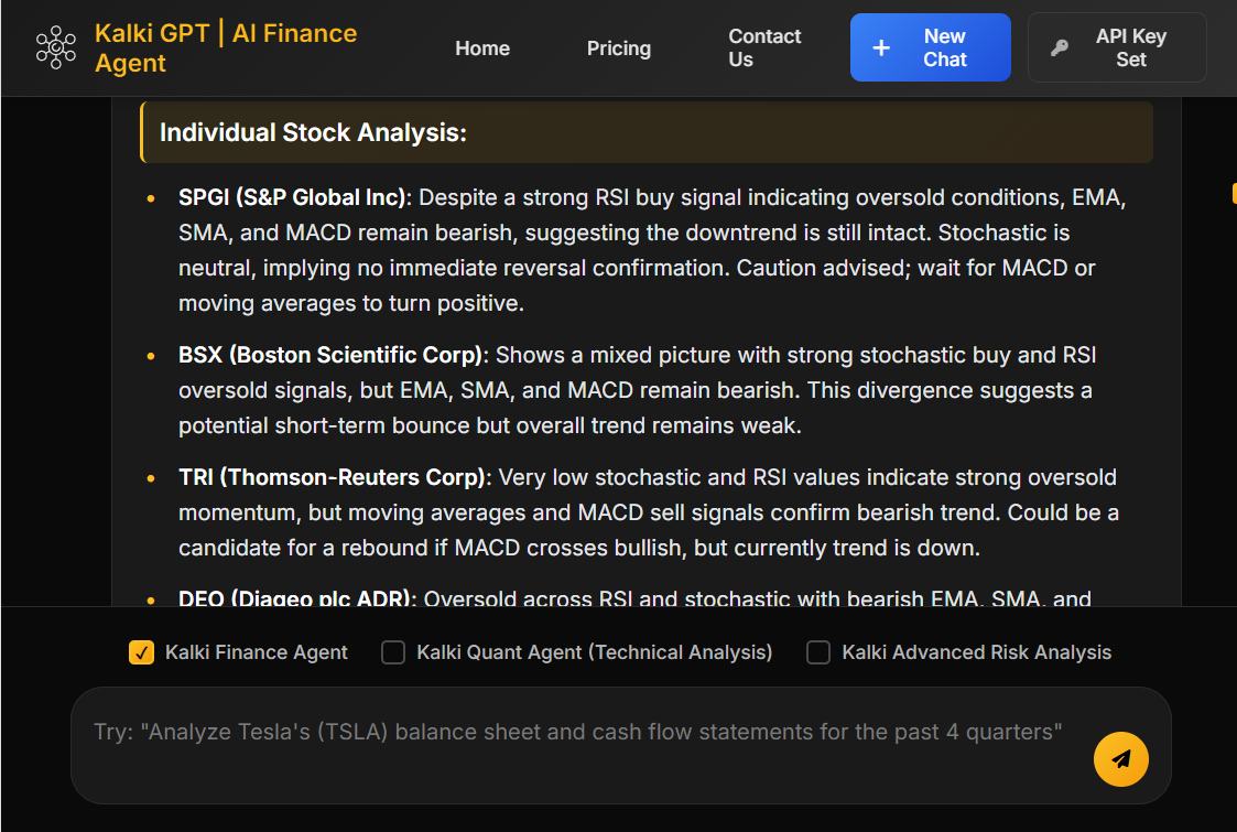 Média Agent financier GPT GPT - Analyste financier Jr. équipé d'outils Qual et Quant. 4