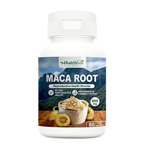 Health Veda Organics Maca Root Capsules 