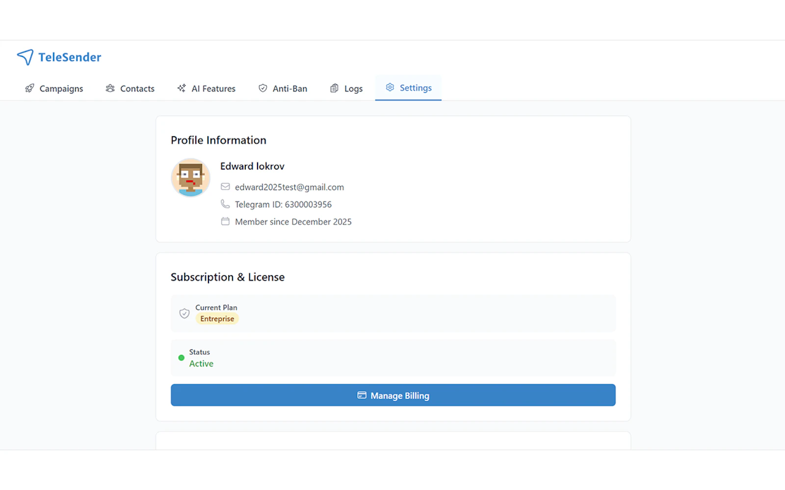 TeleSender screenshot 3
