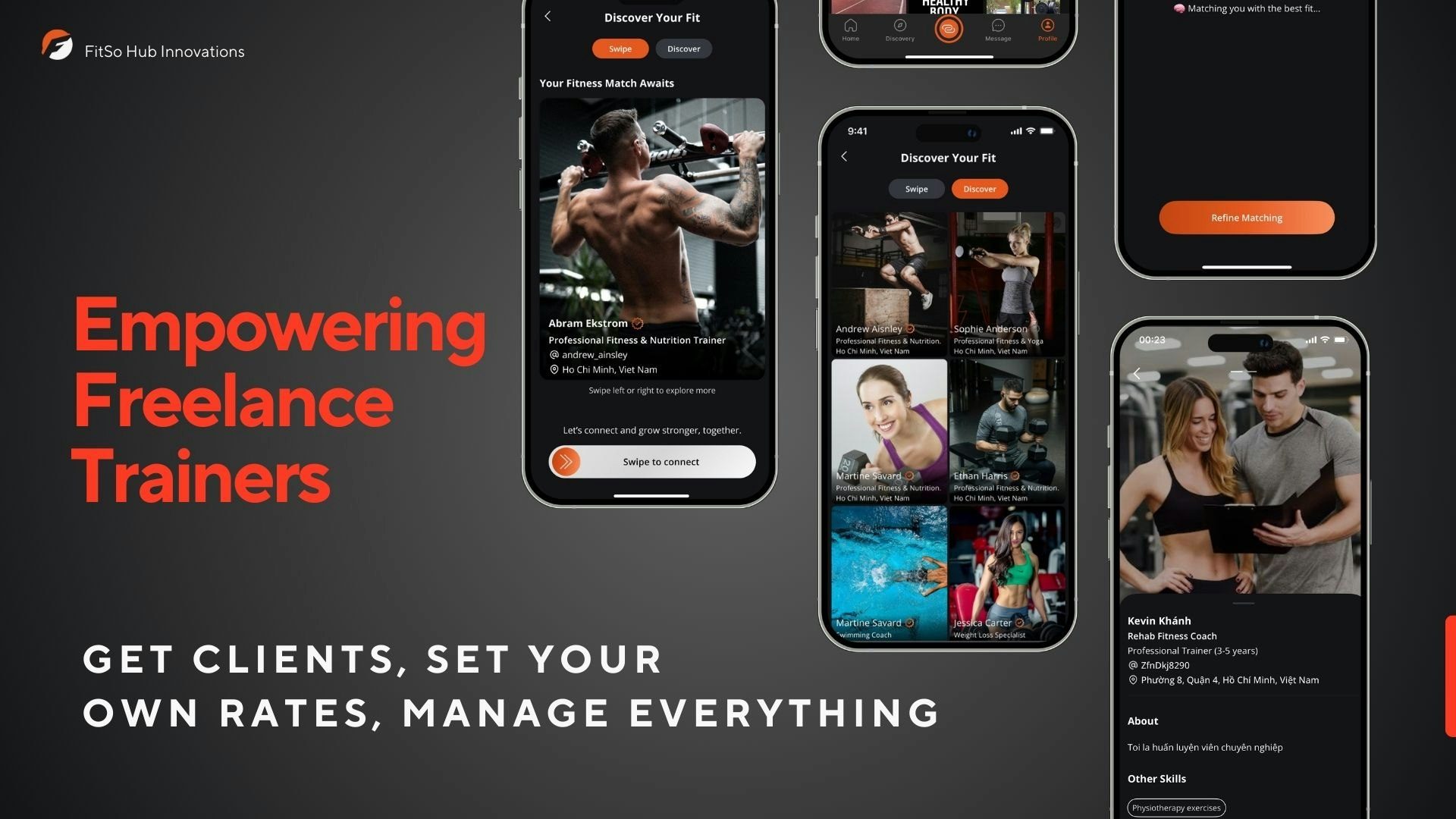 Mídia 10 de Fitso Hub - Rede de correspondência e fitness de IA para encontrar seu melhor treinador