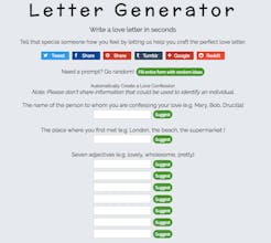 Letter Generator gallery image