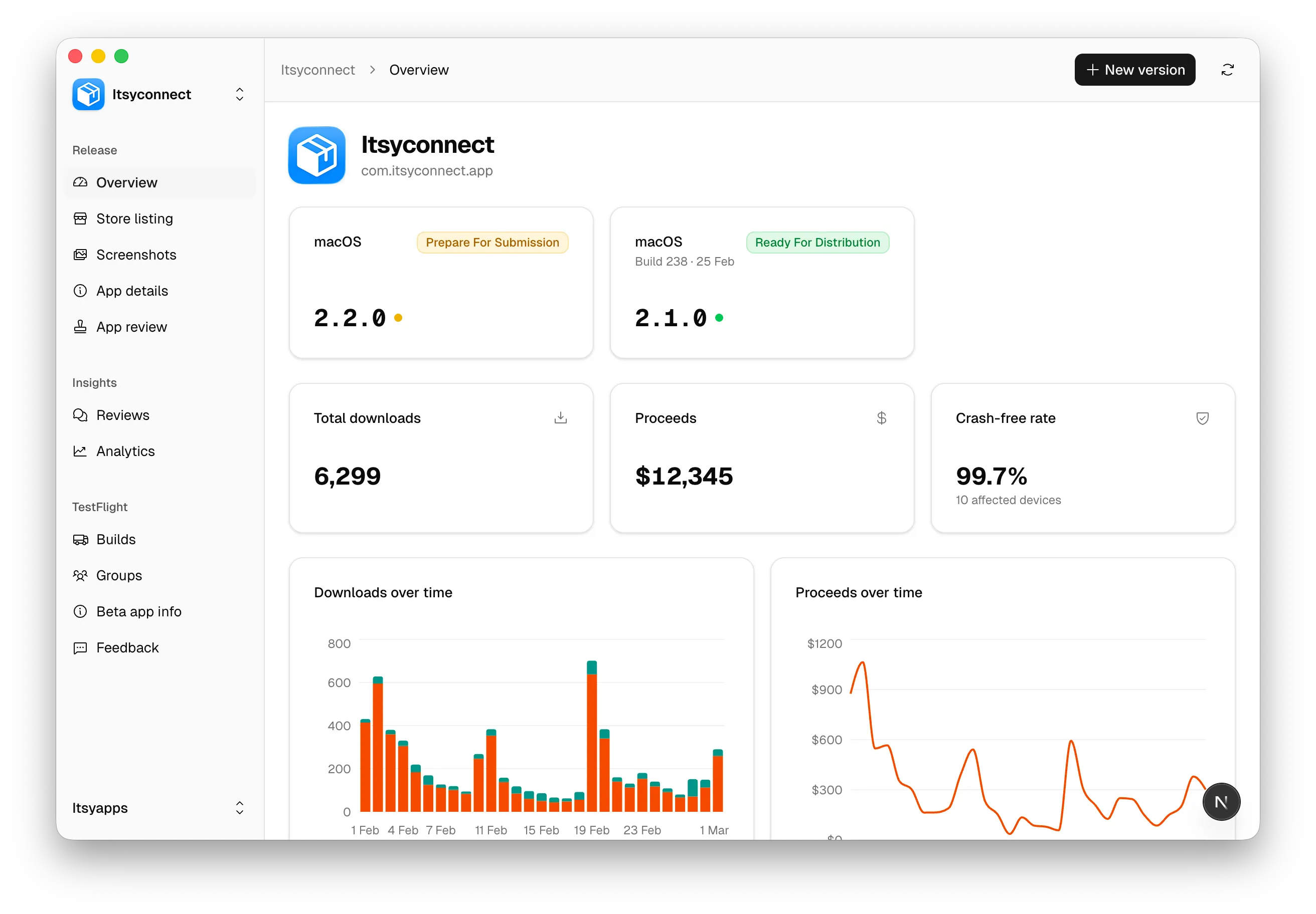 Itsyconnect - Screenshot 2 showing product features and functionality