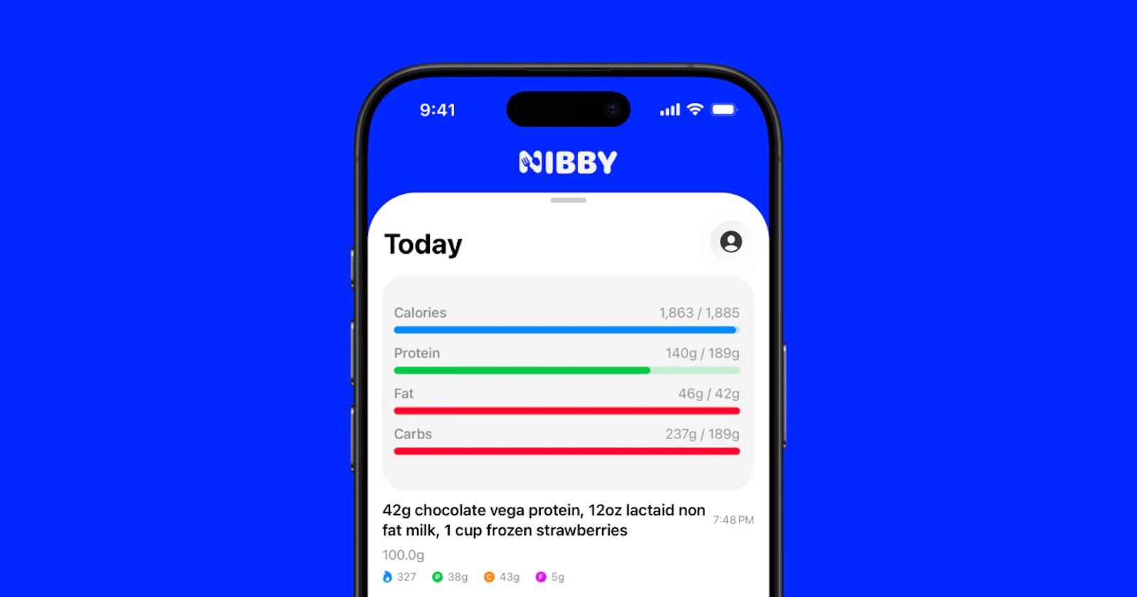 Nibby: No Junk Calorie Tracker screenshot 3