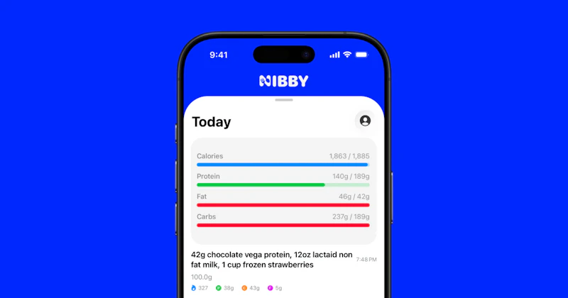 Nibby: No Junk Calorie Tracker screenshot 3