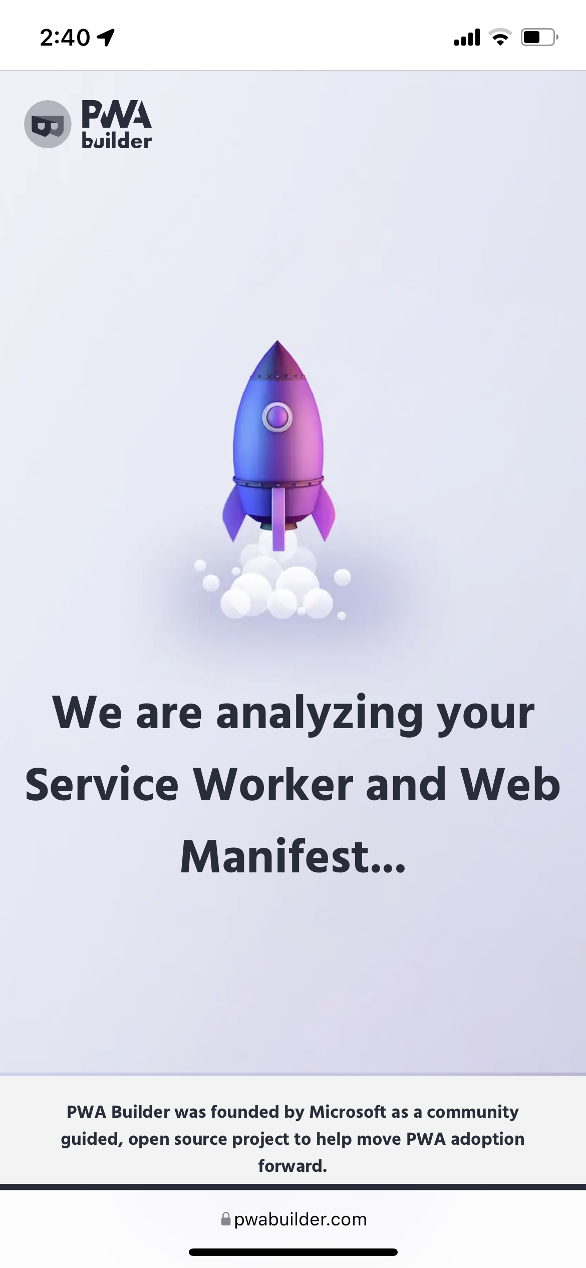 PWABuilder gallery image