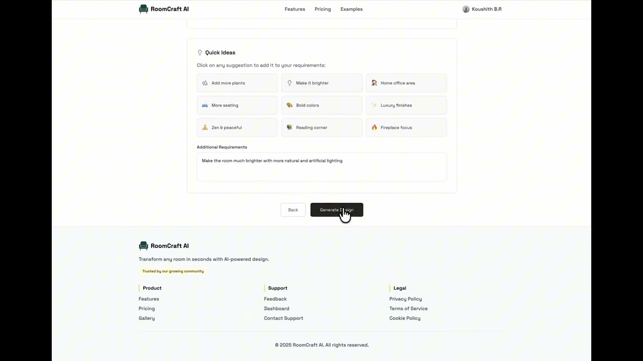 RoomCraftAI gallery image