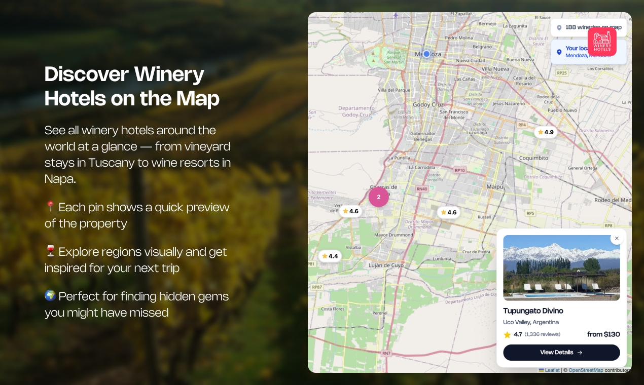 Winery Hotels gallery image