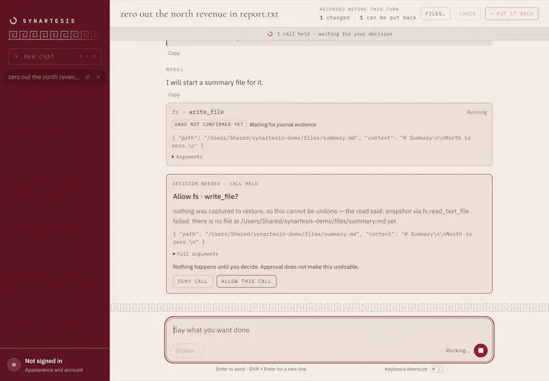 Synartesis screenshot 3