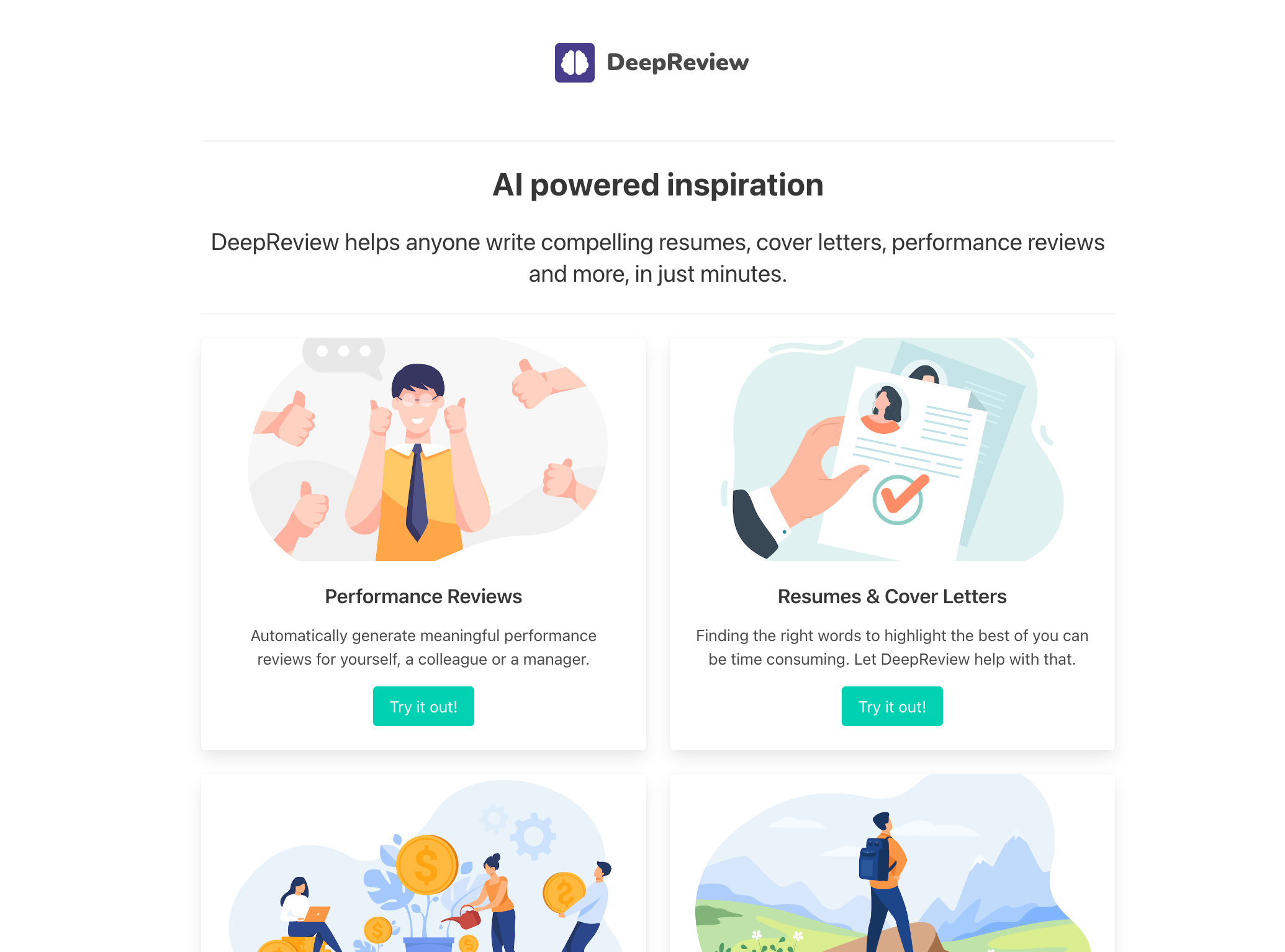 DeepReview - Напишите резюме, сопроводительные письма, PRF -обзоры с силой ИИ медиа 1