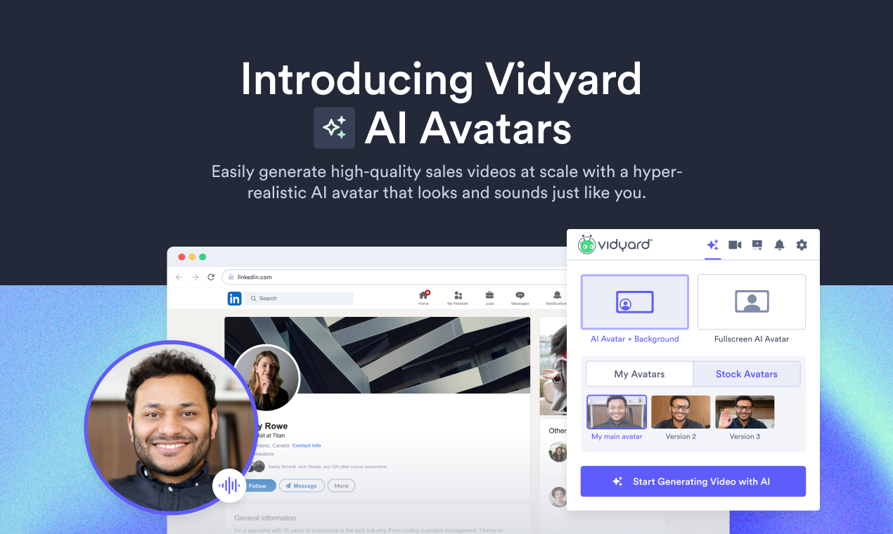 Vidyard AI Avatars