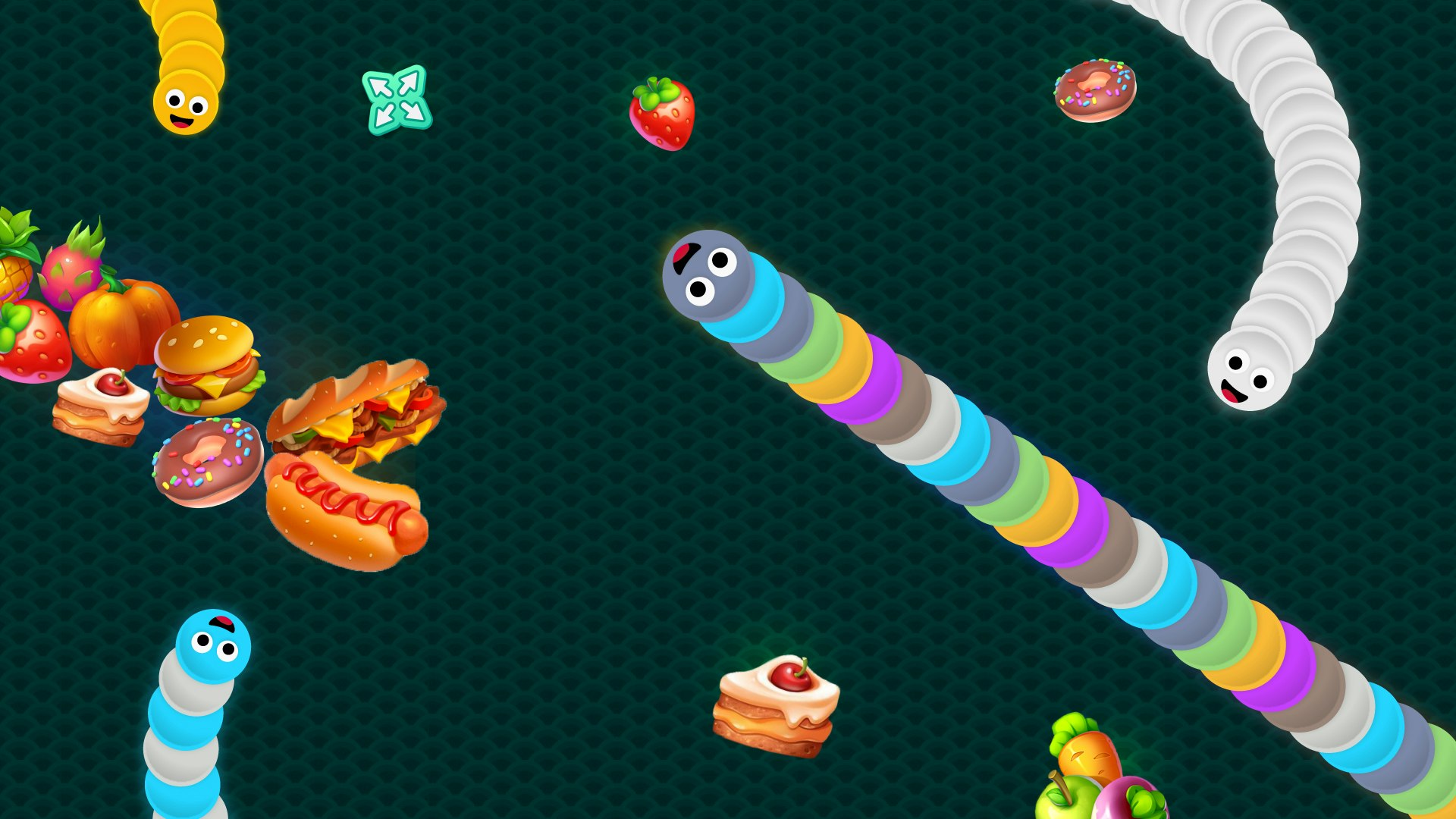 Worms Dash.io - snake zone – Apps no Google Play