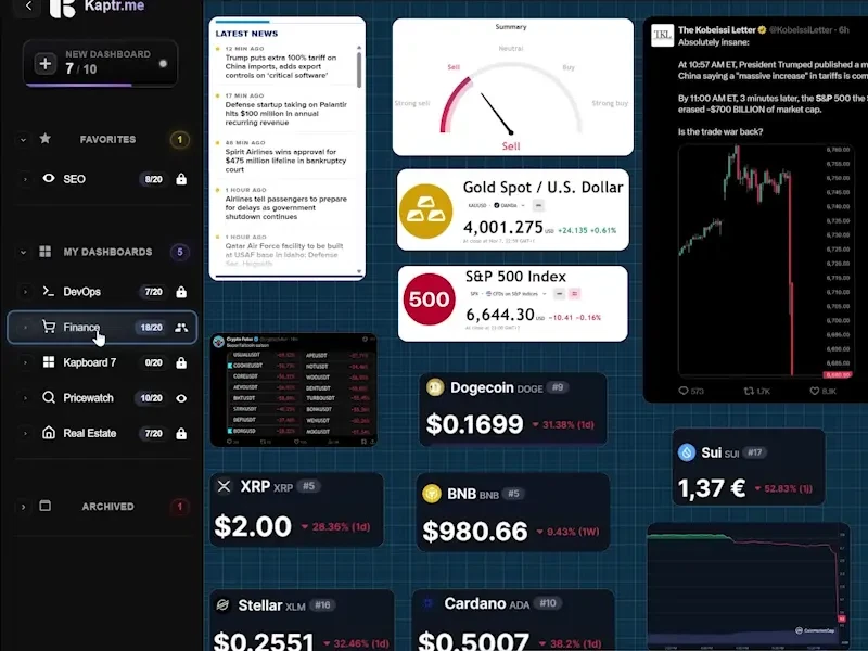 Kaptr.me - Screenshot 3 showing product features and functionality