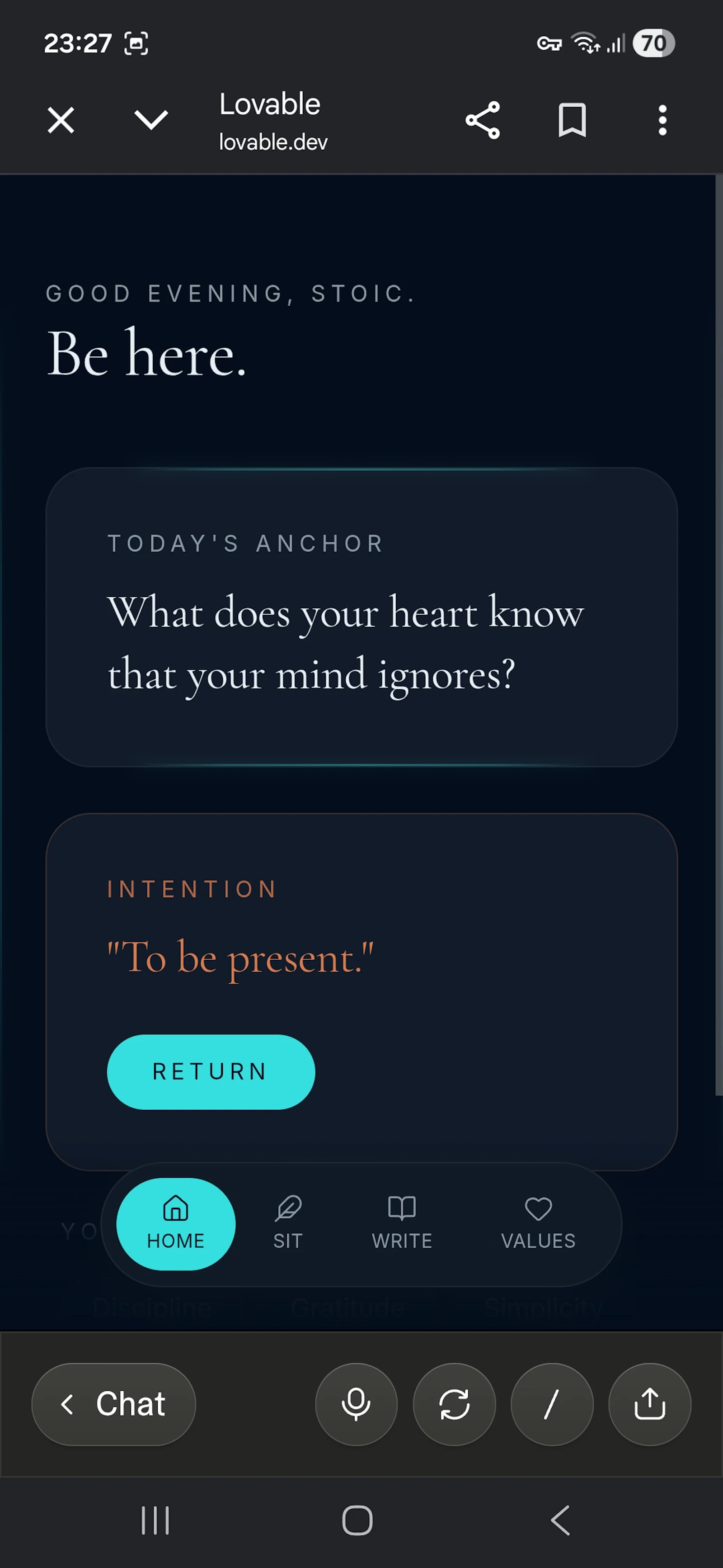 Sakin — A quiet space for presence screenshot 7