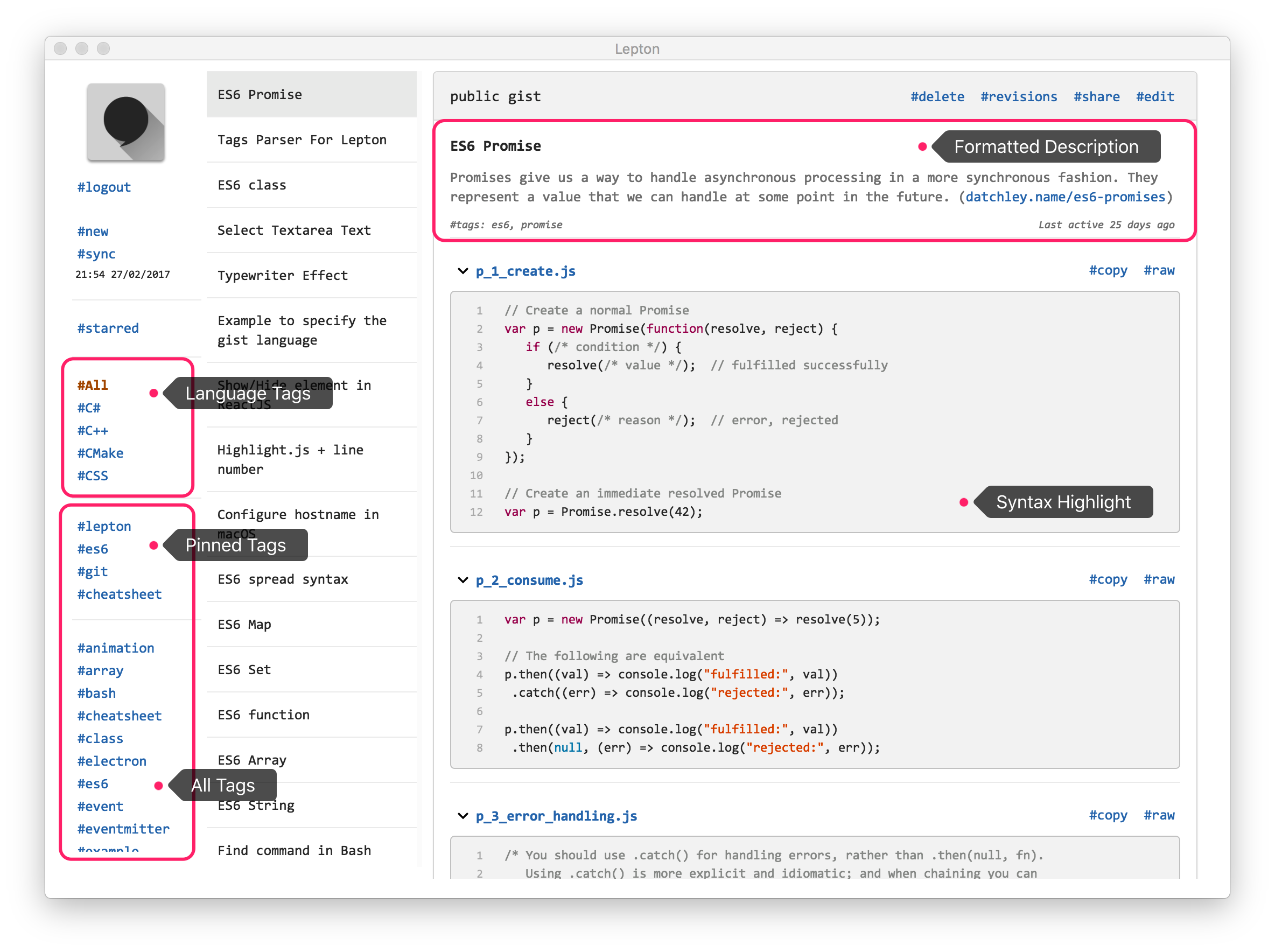 Lepton gallery image