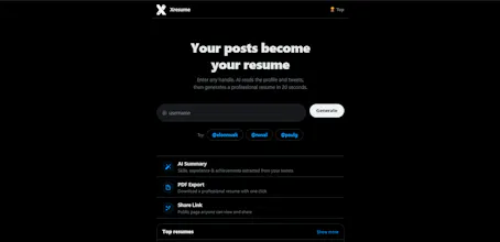 Xresume gallery image