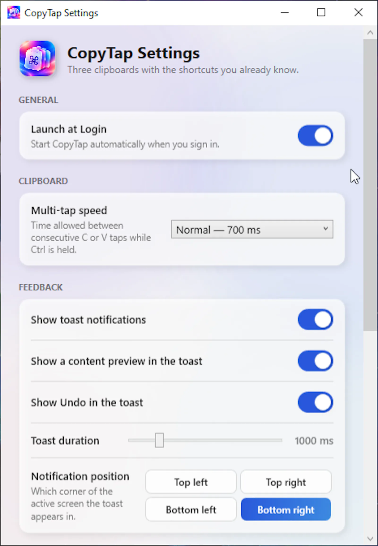 CopyTap - [CMD] [C] like never before. screenshot 4