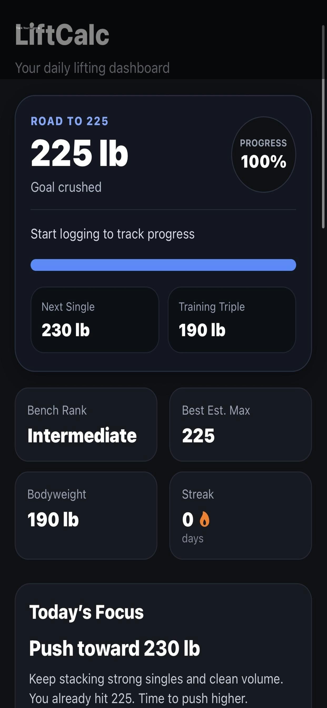 LiftCalc gallery image