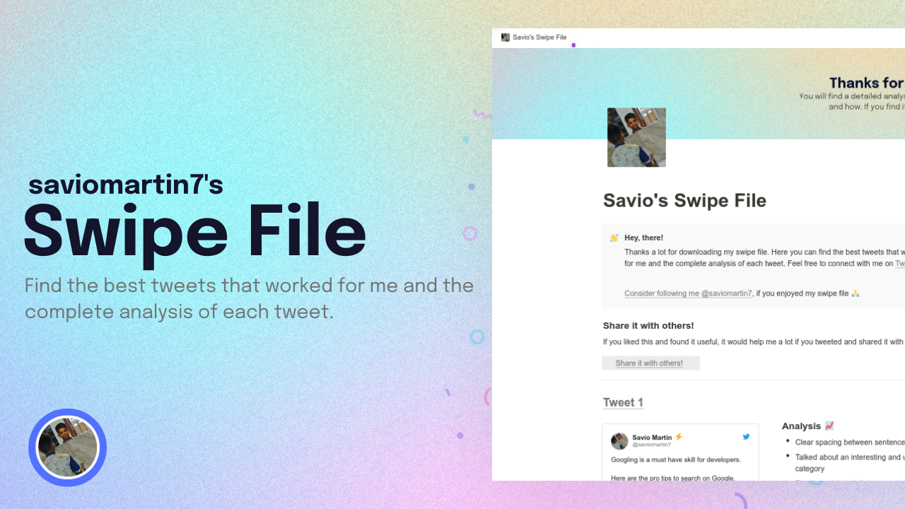 My Twitter Swipe File gallery image