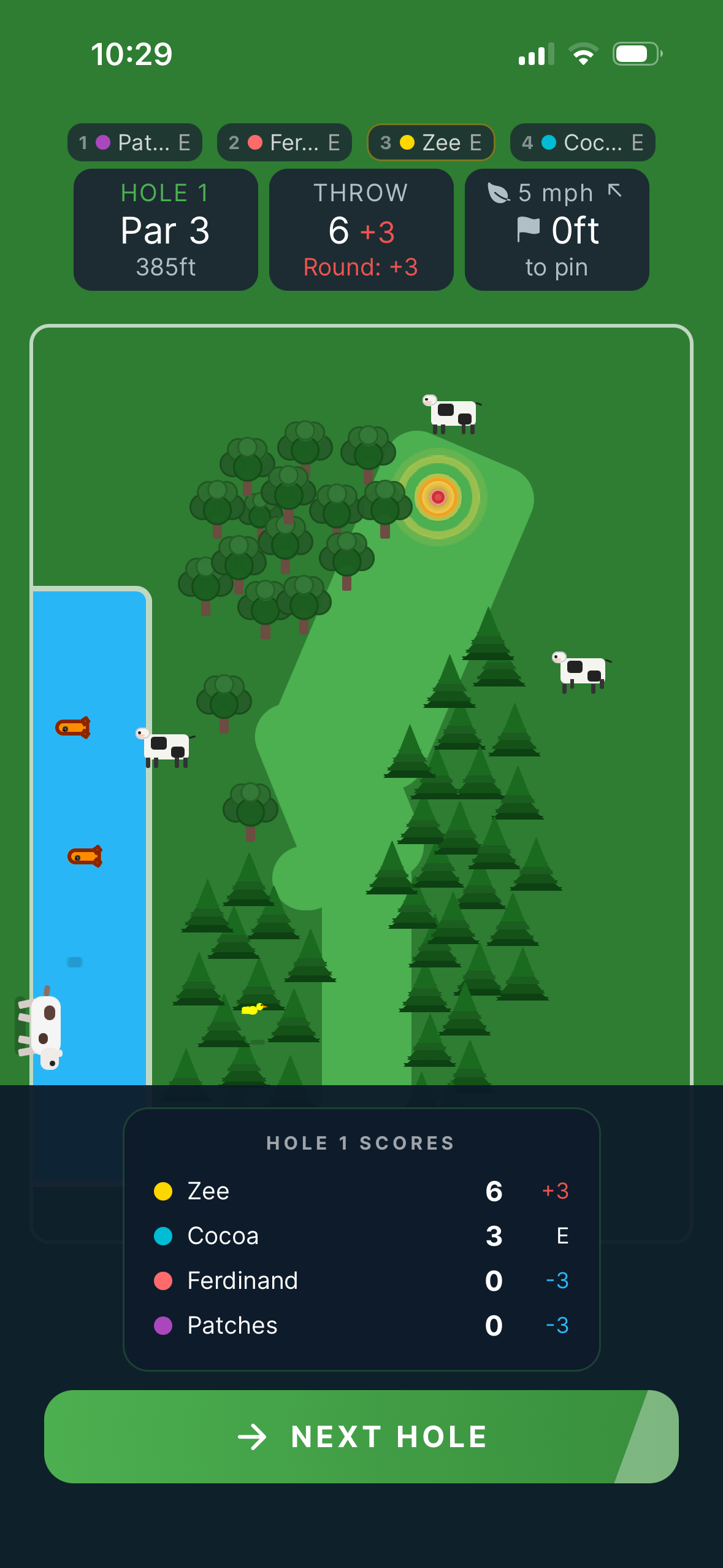 Disc Golf with Cows gallery image