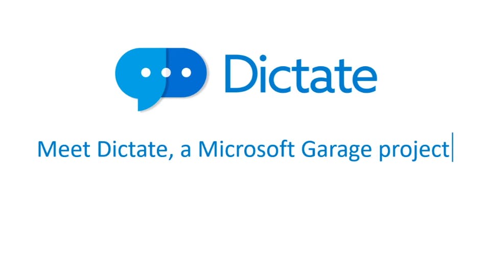 Dictate by Microsoft media 2