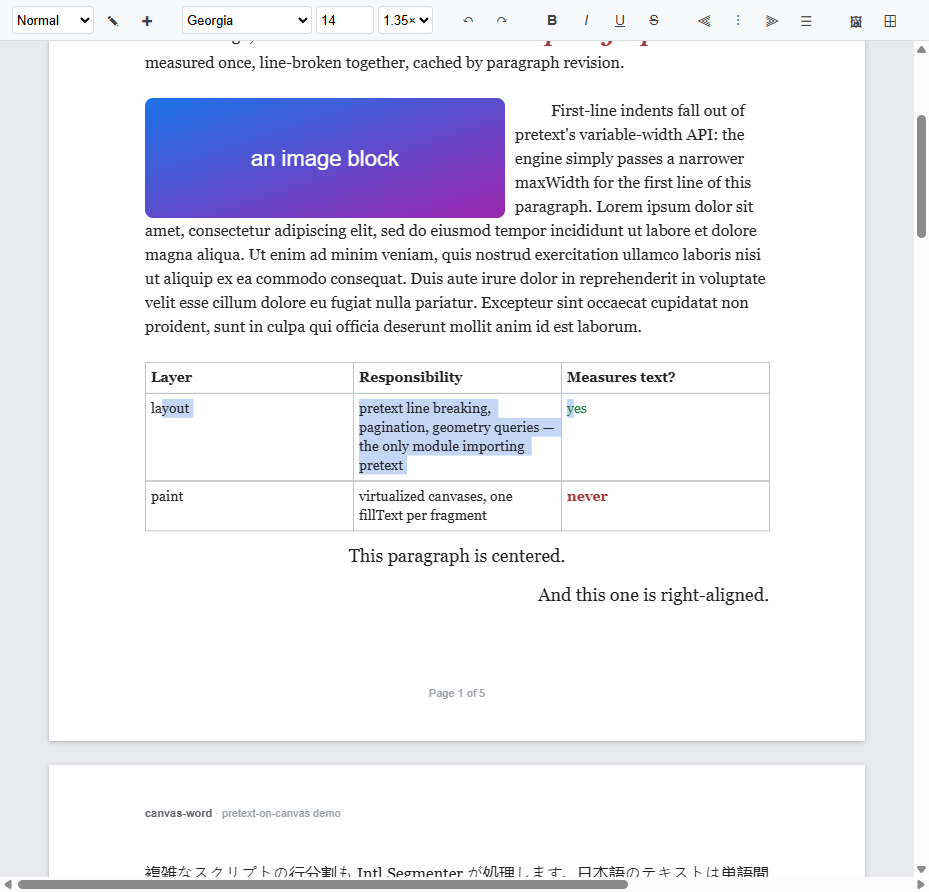 Embeddable Word-compatible editor gallery image