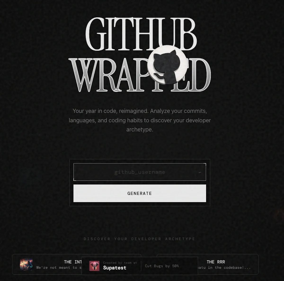 GitHub Wrapped 2025