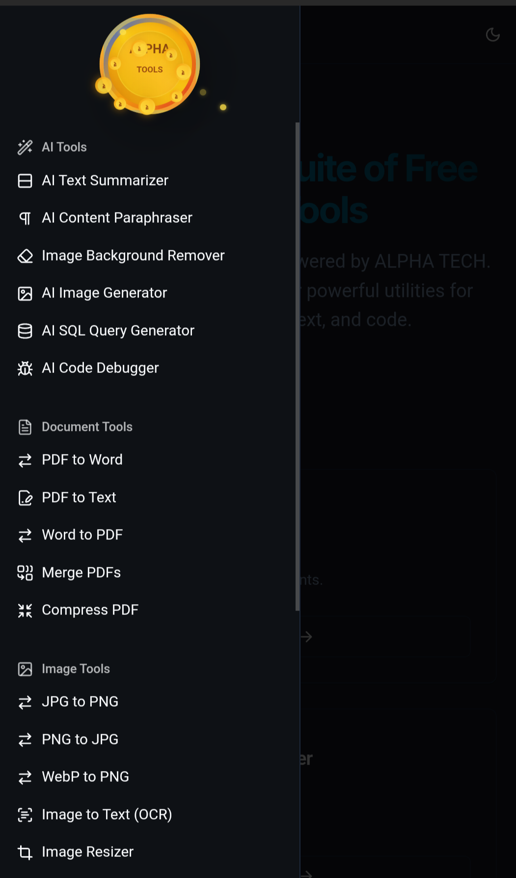 ALPHA TOOLS - Full-featured Free 15+Tools —install it like a native app  media 2