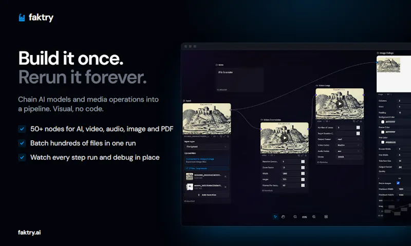 faktry AI Content & Media Workbench screenshot 6