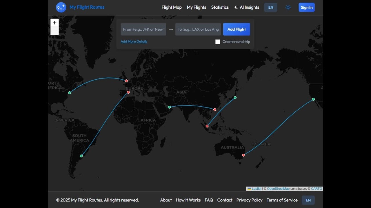 My Flight Routes gallery image