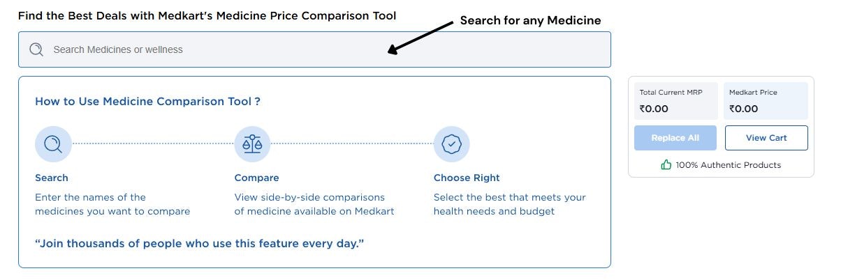 Medkart 약국- 의학 도구 비교 - Medkart의 무료 도구와 의약품 및 가격을 비교하십시오 미디어 2