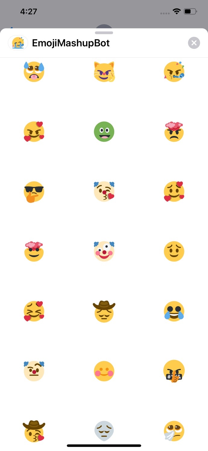 Emoji Mashup Bot Stickers gallery image