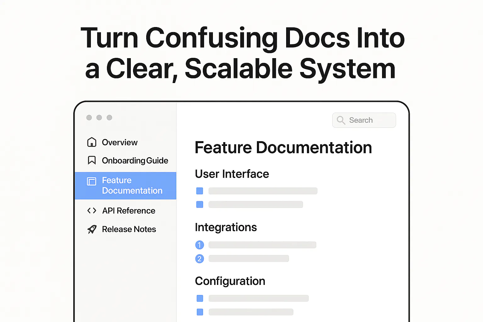 Banner del producto Startup Documentation System